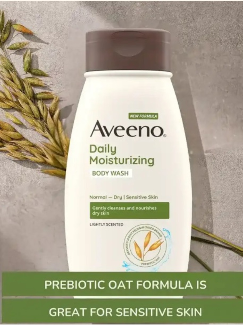 Aveeno Daily Moisturizing Oat Body Wash for Normal to Dry Skin 18 fl oz. - Picture 4 of 5